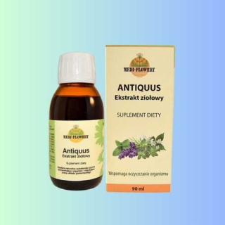 ANTIQUUS Medi-Flowery – Naturalne Oczyszczanie Organizmu, 90 ml