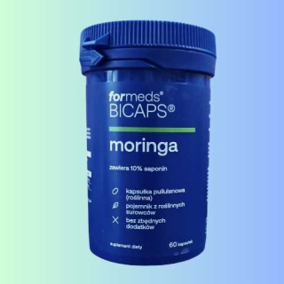 BICAPS Moringa ForMeds - Naturalne Wsparcie dla Zdrowia, 60 Kapsułek