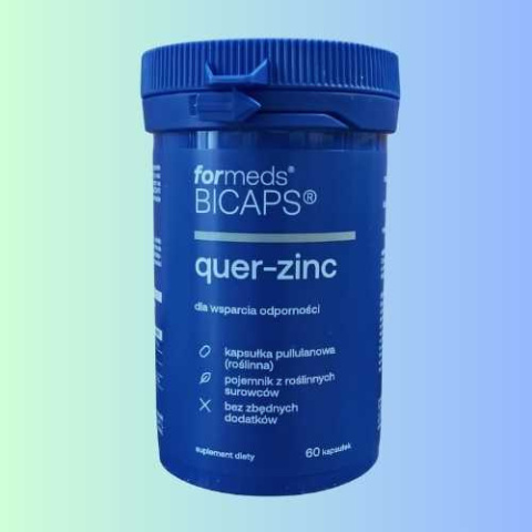 BICAPS Quer-Zinc dla Wsparcia Odporności, ForMeds, 60 Kapsułek