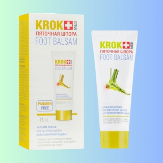 Balsam do Nóg na Ostrogę Piętową Krokmed 75ml - skuteczna ulga w bólu stóp