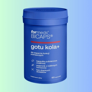 Bicaps Gotu Kola+ Formeds – Wsparcie funkcji poznawczych, 60 kapsułek