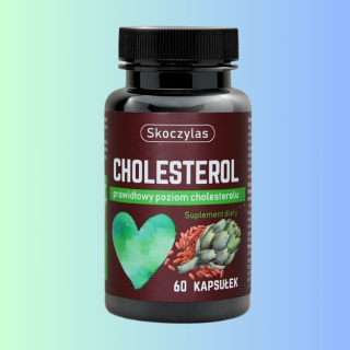 CHOLESTEROL - Prawidłowy poziom cholesterolu, Skoczylas, 60 kapsułek