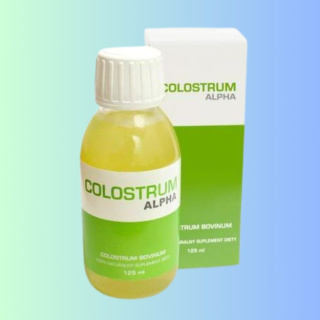 COLOSTRUM ALPHA w płynie 100% naturalny suplement diety, Genoscope, 125ml