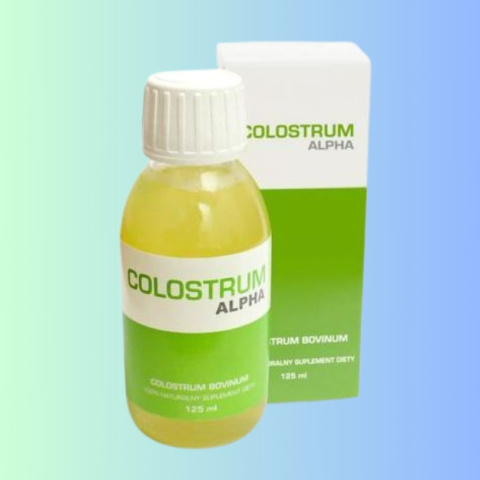 COLOSTRUM ALPHA w płynie 100% naturalny suplement diety, Genoscope, 125ml