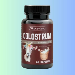 COLOSTRUM - Siara Kozia z Pigwą, Skoczylas, 60 kapsułek - Wzmocnienie odporności i zdrowie