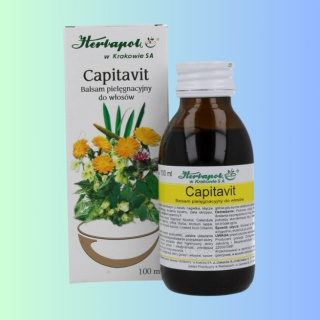 Capitavit - Balsam pielęgnacyjny do włosów, Herbapol, 100 ml