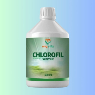 Chlorofil w płynie, Myvita, 500ml – naturalny detoks i wsparcie organizmu