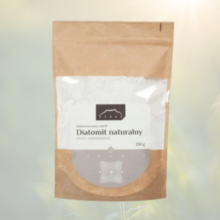 Diatomit naturalny - ziemia okrzemkowa, Natur Planet, 250g