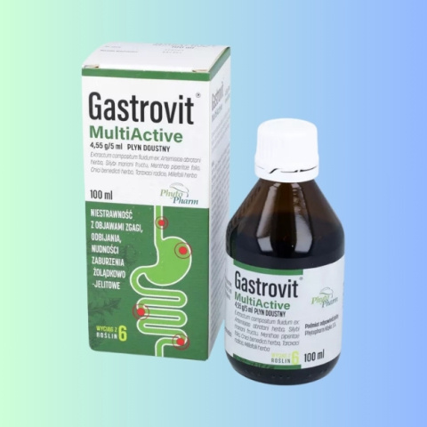 Gastrovit MultiActive Phyto Pharm – Wsparcie dla układu pokarmowego, 100 ml