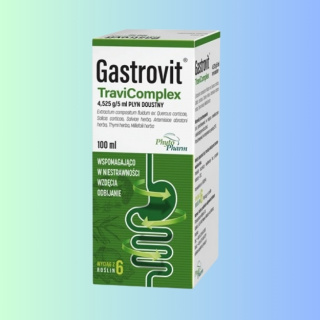 Gastrovit TraviComplex Phyto Pharm – Kompleks ziołowy na układ trawienny, 100 ml