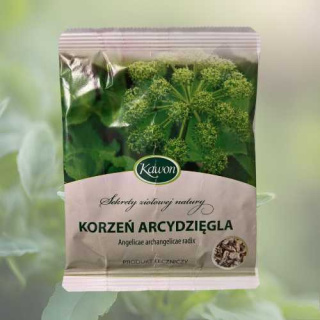 Korzeń Arcydzięgla Kawon – Naturalne Wsparcie na Trawienie i Zdrowie, 50 g