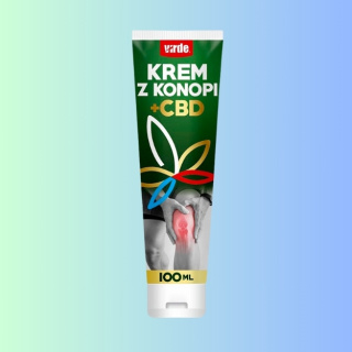 Krem z Konopi + CBD Virde 100ml – nawilżenie i regeneracja skóry z CBD