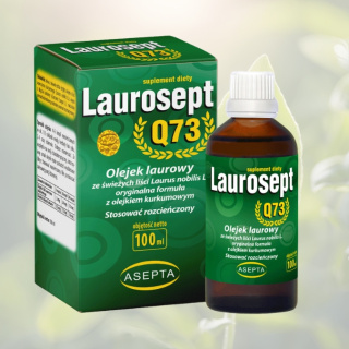 Laurosept Q73 olejek laurowy Asepta 100ml – naturalne wsparcie dla zdrowia