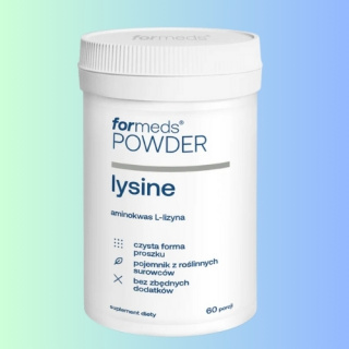 Lysine, aminokwas L-lizyna, Formeds, proszek, 60 porcji