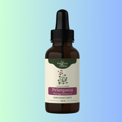 Magiczny Ogród Pelargonia - wyciąg ziołowy 1:5, Nanga, 50ml