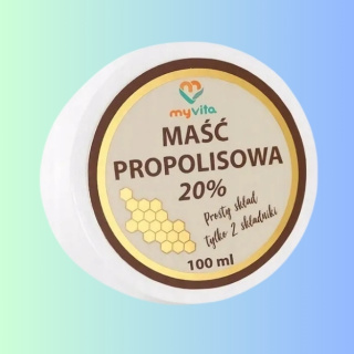 Maść Propolisowa 20% Myvita 100ml – naturalna ochrona i regeneracja skóry