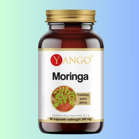 Moringa Yango – Wsparcie poziomu glukozy i zdrowia metabolicznego, 90 kapsułek