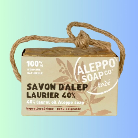 Mydło Aleppo 40% oleju laurowego, 200g - naturalna pielęgnacja skóry