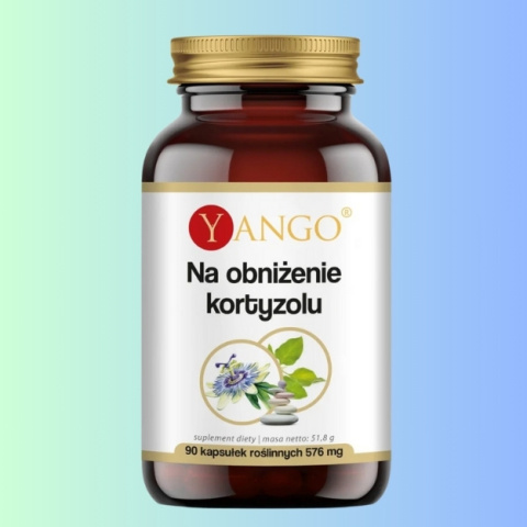 Na obniżenie kortyzolu Yango – Naturalne wsparcie dla redukcji stresu, 90 kapsułek