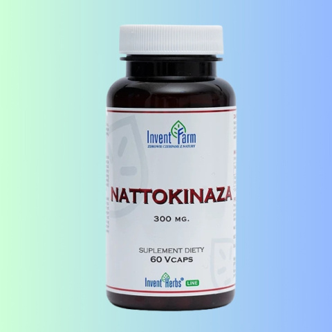 Nattokinaza Invent Farm 60 kapsułek - naturalne wsparcie układu krążenia