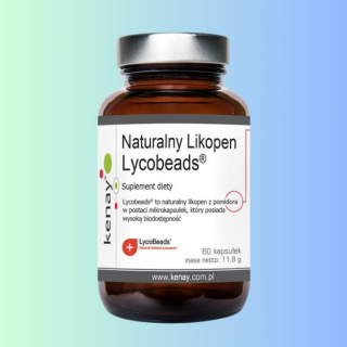 Naturalny Likopen Lycobeads Kenay 60 kapsułek – antyoksydant wspierający zdrowie