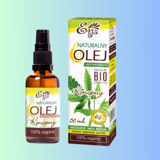 Naturalny Olej Konopny BIO, Etja, 50ml