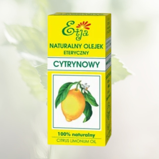 Naturalny Olejek Eteryczny Cytrynowy Etja - Odświeżenie i Aromaterapia, 10 ml