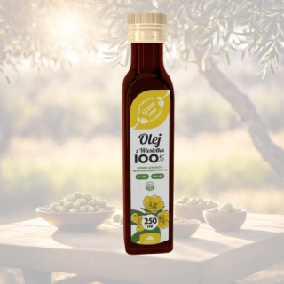 Olej z Wiesiołka 100% Tabfarm – Naturalne Wsparcie Zdrowia Kobiet, 250 ml