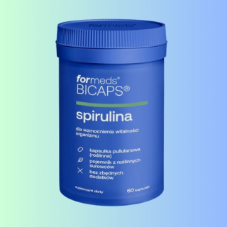 Bicaps Spirulina - Naturalna Energia i Wsparcie Odporności, Formeds, 60 kapsułek