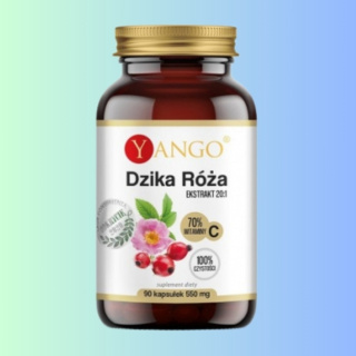 Dzika Róża Yango – Naturalne wsparcie odporności i zdrowia skóry, 640 mg