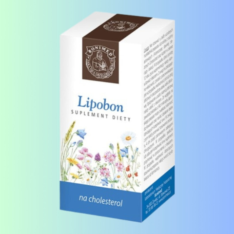 Lipobon - na cholesterol, Bonimed 30 kapsułek - naturalna pomoc w walce z cholesterolem