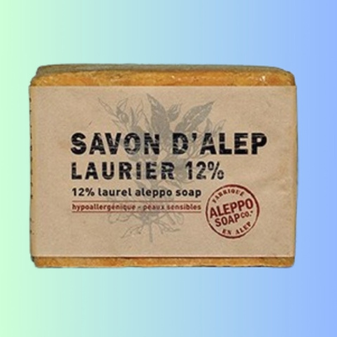 Mydło Aleppo 12% oleju laurowego, Aleppo Co, 200g - naturalna pielęgnacja