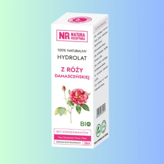 Hydrolat z Róży Damasceńskiej 100% Naturalny, Natura Receptura, 50ml