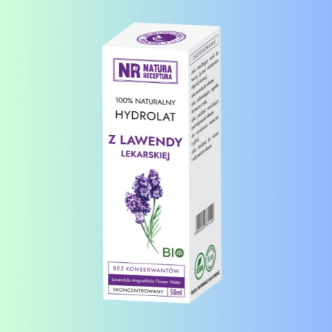 Hydrolat z Lawendy Lekarskiej 100% Naturalny, Natura Receptura, 50ml