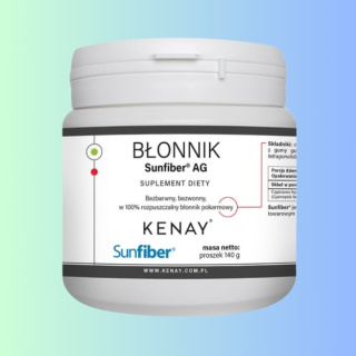 Błonnik Sundfiber AG - suplement diety, Kenay, 140mg