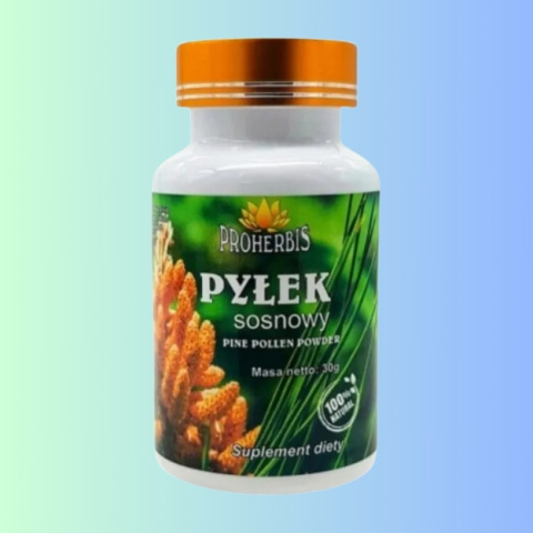 Pyłek Sosnowy Proherbis 30g – naturalne wsparcie zdrowia