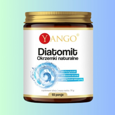 Diatomit - Okrzemki naturalne, Yango, 70g, 93 porcje