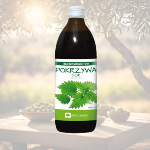 POKRZYWA SOK bez konserwantów, Altermedica, 500ml