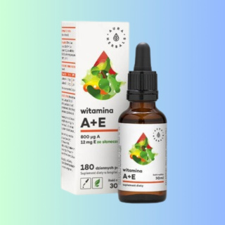 Witamina A+E Aura Herbals 30ml - dla zdrowej skóry i odporności