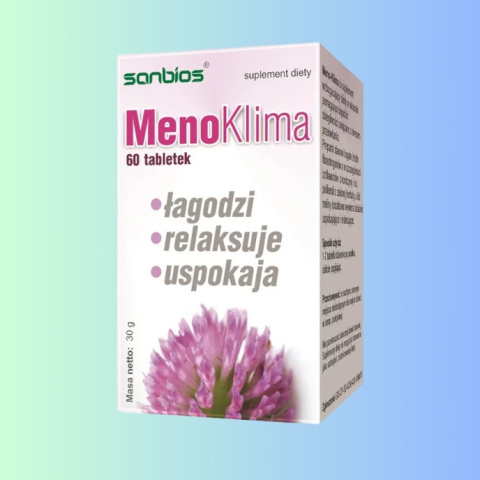 MenoKlima - na klimakterium, Sanbios, 60 tabletek