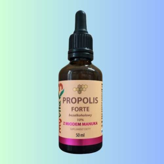 Propolis Forte 10% z Miodem Manuka Myvita – Naturalne Wsparcie Odporności, 50 ml