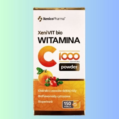 Witamina C 1000, XeniVIT Bio, proszek 150 porcji