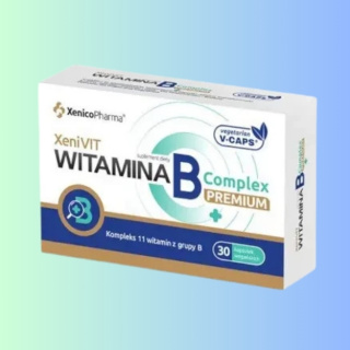 XeniVIT Witamina B Complex Premium, Xenico Pharma, 30 kapsułek – wsparcie układu nerwowego