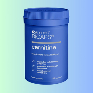 Bicaps carnitine - acetylowana forma karnityny, Formeds, 60 kapsułek