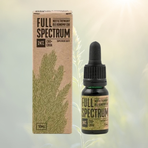 FULL SPECTRUM Olejek Konopny CBD + CBDA 24%, Cosma, 10ml