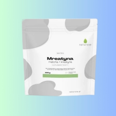 Matéa Mreatyna Naturove 100 g – matcha z kreatyną, wsparcie energii i wydolności organizmu