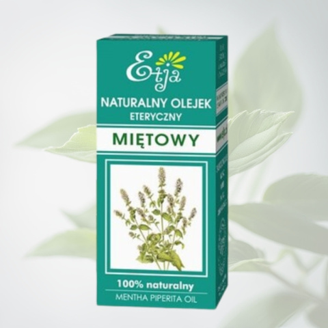 Naturalny Olejek Eteryczny Z MIĘTY PIEPRZOWEJ 100% naturalny, Etja, 10ml