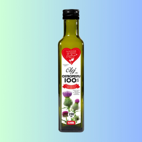 Olej z Ostropestu 100% - na wątrobę i układ trawienny, Virde, 250ml