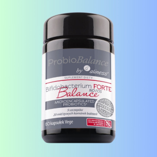 ProbioBalance - Bifidobacterium FORTE Balance, Aliness, 60 kapsułek Vege