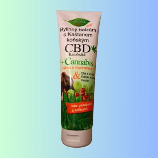 Balsam ziołowy z Kasztanowca CBD Cannabidiol z olejem z konopi, Impress Pharma, 300ml